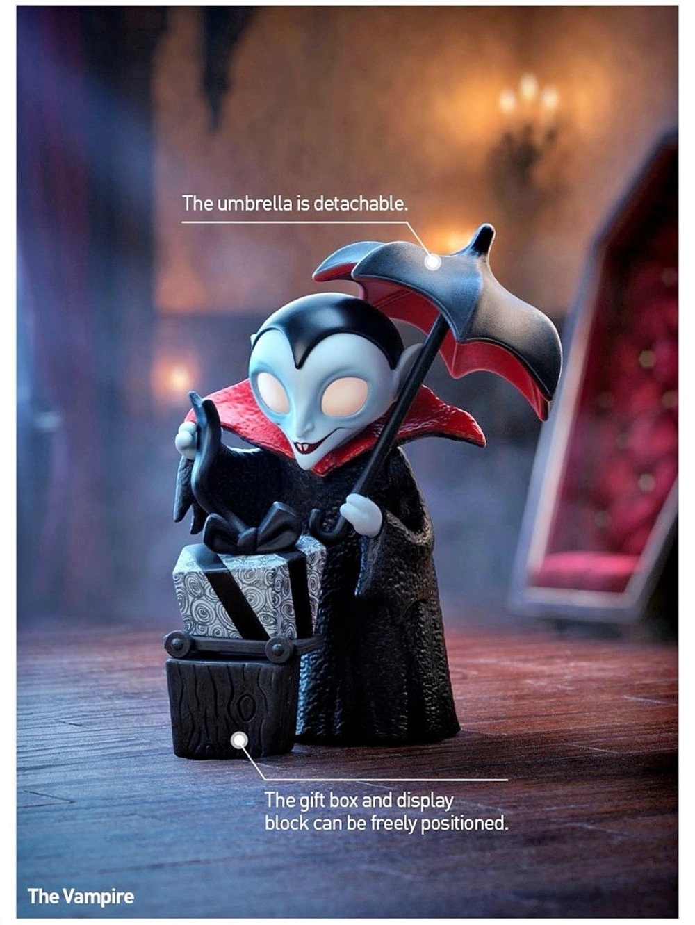 Disney Pop Mart - The Vampire - The Nightmare Before Christmas Toy Figure